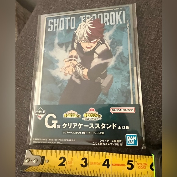 My Hero Academia Todoroki Clear Case Stand Bandai from Japan 🇯🇵 Ichiban Kuji - Picture 5 of 6